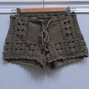 Forever 21 Crochet Shorts